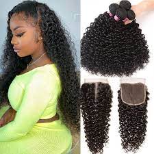 Each donor will have a different hair curl pattern and hair color ranging anywhere from an off black to a natural brown color, and yes, even a few gray. Unice Virgin 4pcs Brazilian Curly Hair Bundles With Lace Closure Unice Com