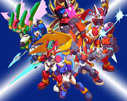 Megaman Zx Model Px Megaman Zx Model Zx Mega Man Heroes Reborn Video Game Art
