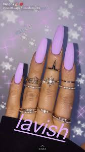 I have thin, brittle nails and have a hard time growing are gel nails only the color you get in a no chip? Pin By Shelise Bryan On Nails Lilac Nails Purple Acrylic Nails Winter Nails Acrylic