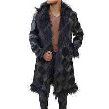 Villains hazel • cha cha • the handler • leonard peabody • the swedes • a.j. The Umbrella Academy Klaus Hargreeves Fur Coat Fur Coat Geek Clothes Black Leather Coat