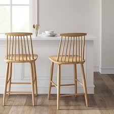 Harwich High Back Windsor Counter Height Barstool Threshold In 2020 Bar Stools Counter Stools Wood Bar Stools