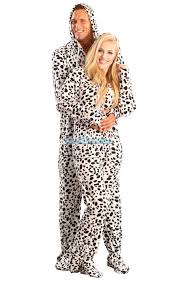 Dalmatian Hooded Footed Pajamas Features Hoodie Thumb