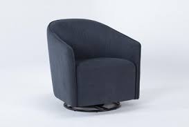 Buy best quality & heavy duty chanel chairs. Chanel Denim Swivel Accent Chair Living Spaces