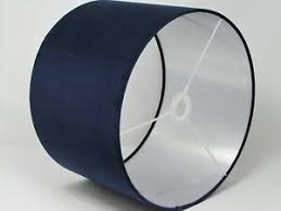 A wide variety of drum ceiling light options are available to you Navy Blue Velvet Brushed Silver Metallic Drum Lampshade Ceiling Light Shade Ebay