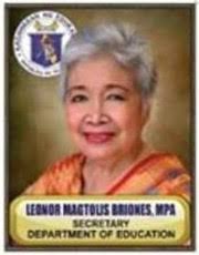 Deped already expressed alarm over the rapidly increasing amount of teachers' loans which reached php178 billion tdc recognizes briones' proposal for a financial literacy program, but noted that. Graduation Message Of Secretary Leonor Magtolis Briones For The School Year 2017 2018 Senior High School Philippines