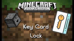 Even i recently purchased a rfid door … Key Card Lock Mcpe Redstone Tutorial Youtube