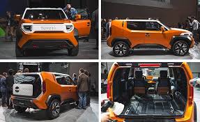 Toyota Ft 4x Concept Ruggedly Charming With Images Toyota Concept Cars New Cars