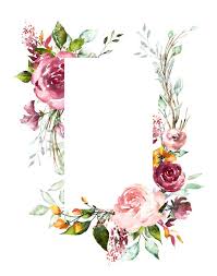 Floral Boarder Flower Frame Flower Art Watercolor Flowers