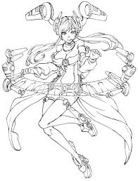 Cyberpunk Sona By Https Www Deviantart Com Baranot3nshi On Deviantart Mobile Legends Coloring Pages Electronic Music