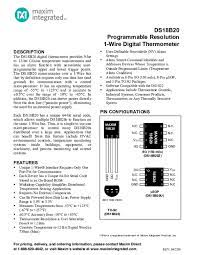 Jul 23, 2021 · the ds18b20 is a great sensor because it is cheap, accurate and very easy to use. Pdf Ds18b20 Ricardo G Academia Edu