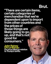 Walmart CFO John Rainey says price hikes tied to Trump's tariffs will begin  at the end of May. Despite rising costs, Q1 U.S. comp sales rose 4.5%,  beating estimates, and the company
