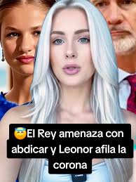 El Rey amenaza con abdicar y Leonor afila la corona