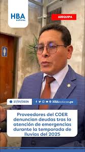 #Arequipa || Proveedores del gobierno regional de Arequipa exigen que se  cumplan con los pagos pendientes de los servicios brindados durante la  temporada de lluvias del 2025. #coerarequipa ...