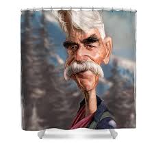 Sam Elliott Beach Towel by Arie Vanderwyst