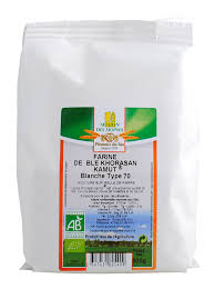 Farine De Ble Khorasan Kamut Blanche T65 Ble Antique 500g Bio Boutique Naturline