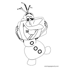 But surprises are not yet finished: Olaf Looks Through The Ice Cube Coloring Pages Ice Cube Coloring Pages Coloring Pages For Kids And Adults