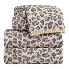 Maybe you would like to learn more about one of these? Gray And Ivory Leopard Print Towels By World Market In 2021 Leopard Print Bathroom Leopard Print Rug Patterned Bath Towels