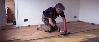Therefore, while water based adhesives can be used for gluing wood, they are definitely not the best choice for hardwood flooring, especially when while not designed for use with solid hardwood, this adhesive is designed for use with engineered hardwood floors, plain parquet and acrylic wood. Installing Wood Flooring Over Vinyl Flooring Wood And Beyond Blog