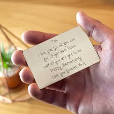 Dining table with chairs 44. Personalised Metal Wallet Insert Card By Metal Moments Notonthehighstreet Com