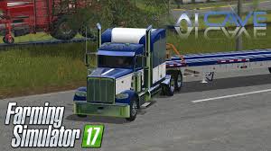 Farming Simulator 17 Mods Peterbilt 388 Truck And Manic Flatbed Trailer Farming Simulator Xbox One Mods Peterbilt