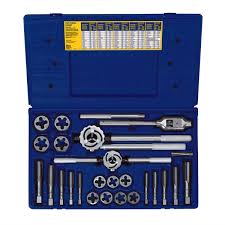 High Carbon Steel Metric Tap And Hex Die Master Set 25 Pc