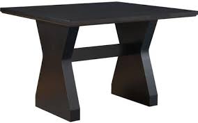 Counter height dining table contemporary style in espresso finishoverviews. Effie Collection 71520 48 Counter Height Table With Trestle Base Medium Density Fiberboard Mdf Solid Wood And Veneer Materials In Espresso Finish Appliances Connection