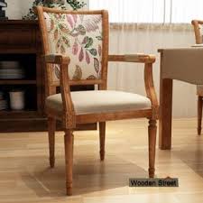 Orchid Arm Chair Irish Cream Rosy Leaf Armchair Wooden Armchair Wooden Street