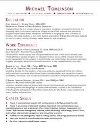 what is coursework in a resume