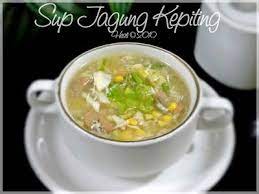 Bahan 200 Gr Daging Kepiting 100 Gr Jamur Kancing 2 Buah Jagung Manis Pipil 1 2 Buah Bawang Bombay Cinca Resep Sup Resep Kepiting Resep Makanan