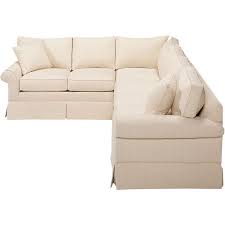 Ethan Allen Bennett Roll Arm Skirted Sectional Sectional Spacious Sofa Sectional Sofa