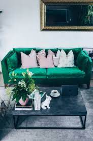 23 ikea stockholm sofa ideas for your interior. Blogger Who Is Mocca Updated Her Ikea Stockholm Sofa With A Bemz Cover In Emerald Zaragoza Vintage Velvet Grune Wohnzimmer Grunes Samtsofa Bohmische Wohnzimmer