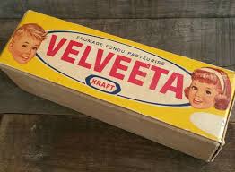 Vintage Kraft Velveeta Cheese Cardboard Box And Lid 1960s Etsy Velveeta Cheese Velveeta Vintage Packaging