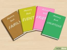 This template enables you to create a memory book. 3 Ways To Make A Memory Book Wikihow