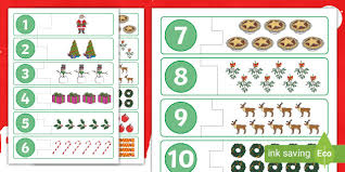 With math there are formulas and rules to learn and some basic. Christmas Themed Counting Puzzle