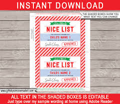 Download customizable certificate templates and create your own to reward the receivers. Santa S Nice List Certificate Template Approved By Santa Claus