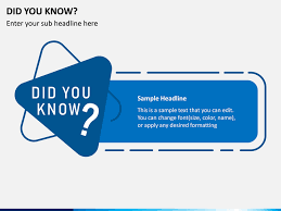 Did You Know Powerpoint Template Sketchbubble