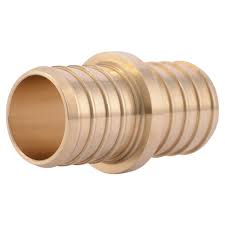 This plastic compression sleeve is ideal for use with copper, brass, aluminum, or plastic tubing on gasoline, grease, oil, water, vacuum and air lines. Sharkbite 1 Inch Pex Coupling The Home Depot Canada