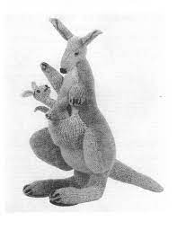 Check spelling or type a new query. Pdf Digital Download Vintage Knitting Pattern Soft Plush Toy Kangaroo Baby Animal Toys