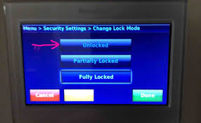 When the thermostat is completely locked, . How To Unlock Honeywell Home Thermostat Tom S Tek Stop