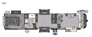 Below floor garage toy hauler. New 2019 Keystone Rv Raptor 427 Toy Hauler Fifth Wheel At Campers Inn Selma Nc 37509 Toy Hauler 5th Wheel Toy Hauler Keystone Rv