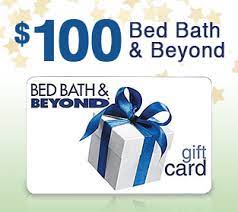 Mon, jul 19, 2021, 4:00pm edt 100 Bed Bath And Beyond Gift Card Sweepzone