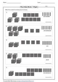 Base Ten Blocks Thousands Hundreds Tens And Ones Tens And Ones Worksheets Base Ten Blocks Base Ten