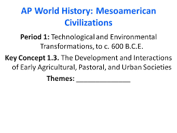 Ap World History Mesoamerican Civilizations Ppt Video Online Download
