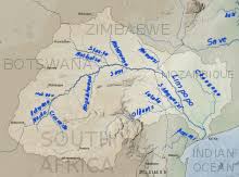 Map of the zambezi river basin. Limpopo River Wikipedia