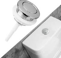 SPORTARC Pulsante di scarico WC, 38 mm, pulsante singolo per sciacquone,  pulsante per serbatoio dell'acqua : Amazon.it: Fai da te
