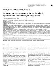 Pdf Empowering Primary Care To Tackle The Obesity Epidemic