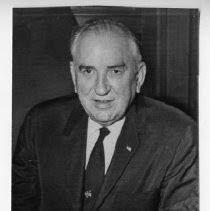 Daniel J. Haughton, chairman of Lockheed Aircraft, signing in New York a  $750 million financing agreement with the federal government — Calisphere