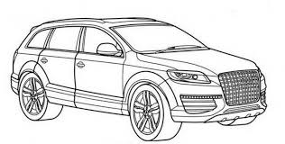Audi A4 Coloring Pages Free Online Cars Coloring Pages For Kids Cars Coloring Pages Audi Q7 Bmw 3 Series Gt