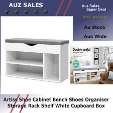 Find great deals on furniture in melbourne, fl on offerup. Artiss Shoe Cabinet Bench Shoes Organiser Storage Rack Shelf White Cupboard Box Auz Sales Online
