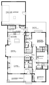 Craftsman Style House Plan 3 Beds 2 5 Baths 1887 Sq Ft Plan 895 68 Bungalow Floor Plans Bungalow Style House Plans Bungalow Style House